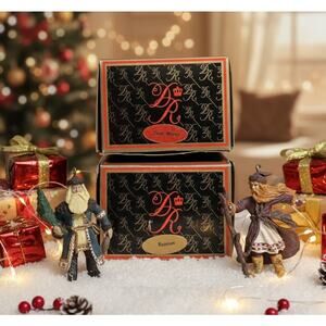 DISCOUNTED! VTG Duncan Royale Russian & Dedt Moroz Santa LTD Ed 1991 2.75" -2